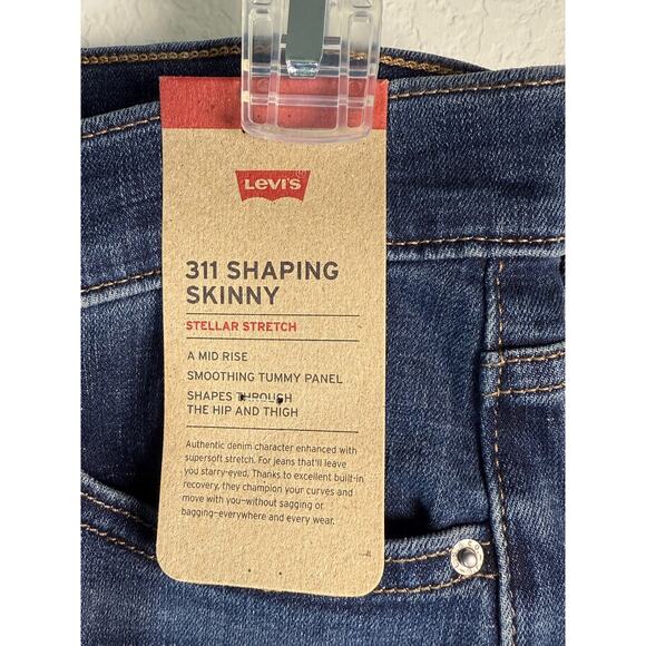 Levi’s 311 Shaping Skinny Jeans - Dark Wash, Size 29x30 - New with Tags - Picture 5 of 5